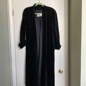 Dressy Black evening coat size 4